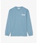 ブランドネームロゴグラフィックバックプリントロングスリーブTシャツ
