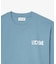 ブランドネームロゴグラフィックバックプリントロングスリーブTシャツ