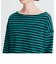 吸水速乾 バスクストライプ チュニック 長袖Ｔシャツ