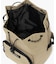 撥水 リサイクルナイロン 2way巾着バッグ ミニポーチ付き W18×H27×D12cm 4L