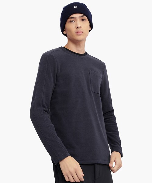 POLARTEC THERMAL PRO ポーラテック ポケット クルーネックマイクロ