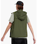 防風 透湿 撥水 防水 WINDSTOPPER ウインドストッパー スリーブレスジャケット ミリタリーベスト フード脱着可