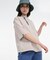 UVカット UPF40 吸水速乾ショートスリーブ ノーカラーシャツ