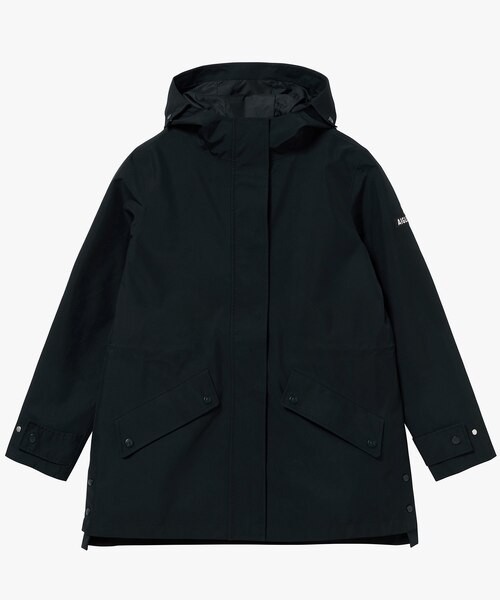 ジャケット AEGLE ゴアテックス ロングフーデッドジャケット 黒 Lサイズ ゴアテックス ロングフーデッドジャケット | AIGLE/エーグル
