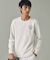 UVカット ワンポイントロゴ ロングスリーブ 長袖リブTシャツ