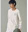 UVカット ワンポイントロゴ ロングスリーブ 長袖リブTシャツ
