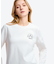 UVカット ワンポイントロゴ ロングスリーブ 長袖リブTシャツ