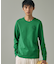 UVカット ワンポイントロゴ ロングスリーブ 長袖リブTシャツ