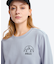 UVカット ワンポイントロゴ ロングスリーブ 長袖リブTシャツ