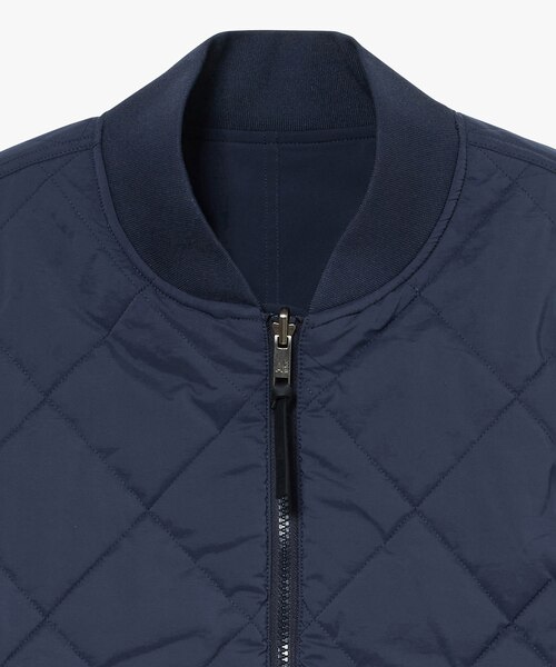 撥水 REPREVE中綿 リバーシブル キルティングブルゾン｜エーグル