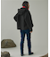 GORE TEX ゴアテックス 防風 防水 透湿 2レイヤー ショートトレンチコート / フード脱着可