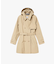 GORE-TEX ゴアテックス 防風 防水 透湿 ミドルトレンチコート / フード取り外し可