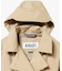 GORE-TEX ゴアテックス 防風 防水 透湿 ミドルトレンチコート / フード取り外し可