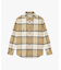 フランネルチェックオーバーシャツ