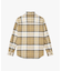 フランネルチェックオーバーシャツ