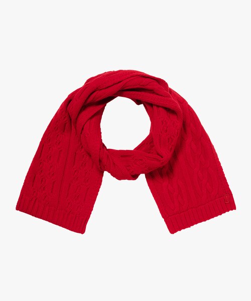 ケーブルニットウールマフラー｜エーグルの通販｜&mall（アンドモール