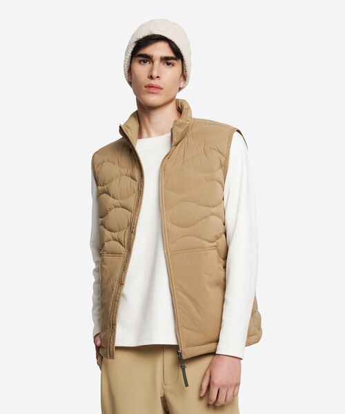 a*a様   ベージュ ダウンベスト a*a様 ベージュ ダウンベスト ZARA ベージュ ダウンベスト - メルカリ