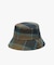 撥水 チェック バケットハット