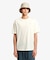 接触冷感 オーガニックコットン バックプリント半袖Tシャツ
