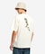 接触冷感 オーガニックコットン バックプリント半袖Tシャツ