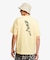 接触冷感 オーガニックコットン バックプリント半袖Tシャツ