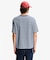 吸水速乾 抗菌 リラックスフィット ストライプ半袖Tシャツ
