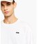 オーガニックコットン オーバーサイズ ワンポイントシリコンバッジロゴ ロングスリーブTシャツ