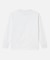オーガニックコットン オーバーサイズ ワンポイントシリコンバッジロゴ ロングスリーブTシャツ