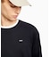 オーガニックコットン オーバーサイズ ワンポイントシリコンバッジロゴ ロングスリーブTシャツ