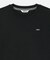 オーガニックコットン オーバーサイズ ワンポイントシリコンバッジロゴ ロングスリーブTシャツ