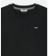 オーガニックコットン オーバーサイズ ワンポイントシリコンバッジロゴ ロングスリーブTシャツ