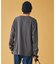 オーガニックコットン オーバーサイズ ワンポイントシリコンバッジロゴ ロングスリーブTシャツ