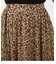 レオパード柄プリーツスカート