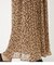 レオパード柄プリーツスカート
