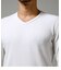 【MEN'S】ヘビーワッフルVネック長袖PO