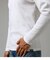 【MEN'S】ヘビーワッフルVネック長袖PO