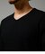 【MEN'S】ヘビーワッフルVネック長袖PO
