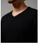 【MEN'S】ヘビーワッフルVネック長袖PO