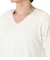 【MEN'S】Washableソフトタッチ天竺VネックPO