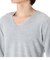 【MEN'S】Washableソフトタッチ天竺VネックPO