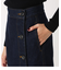 FRONT BUTTON DENIM LONG SKIRT