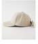 LINEN LIKE BACK RIBBON CAP