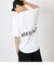 MESSAGE HENLEY NECK TEE