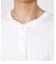MESSAGE HENLEY NECK TEE