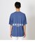 MESSAGE HENLEY NECK TEE