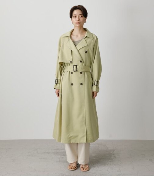 SINGLE FLAP TRENCH COAT