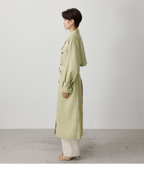 SINGLE FLAP TRENCH COAT