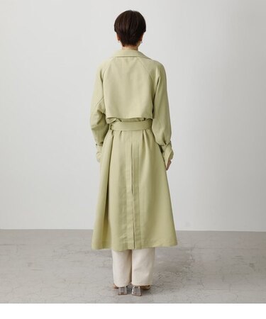 SINGLE FLAP TRENCH COAT