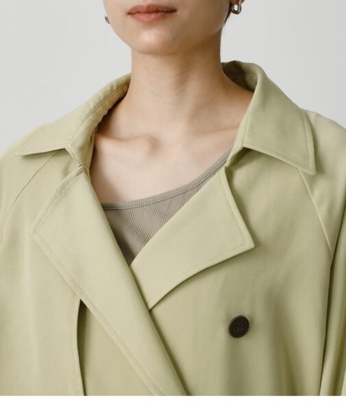 SINGLE FLAP TRENCH COAT