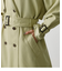 SINGLE FLAP TRENCH COAT